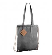 Bolsa mochila gris