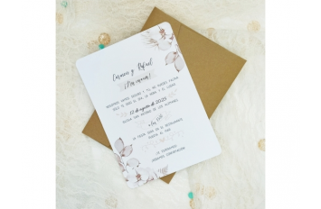 Invitación de boda amor