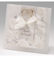 Invitación de boda amour et roses