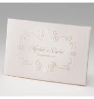 Invitación de boda clásica y elegante