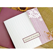 Invitación de boda Flores violeta