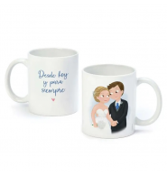 Taza novios